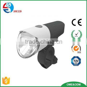 Balck & White Bicycle Head Light USB Rechargeable LED Bike Light