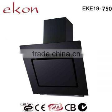 New European Style Whole Black Automatic Open Kitchen Vent Hood