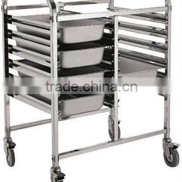 Double Row 6 Tier Food Tray Trolley BN-T25