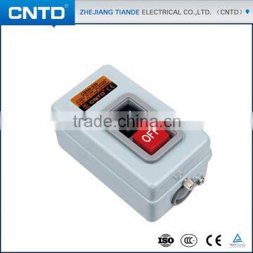 CNTD Iron Pushbutton Control Switch CBSN-330 30A 3.7KW