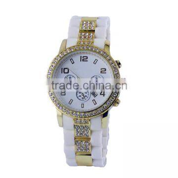 Lackingone Watch Women 4 Colors Fashion Relogio Feminino Silicone Watch Hot Selling Quartz-watch Women Rhinestone Women Watches photo-3