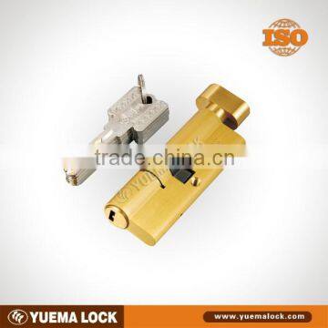 70mm high quality/ cilindros para cerraduras euro / european profile/Master key system/key- thumb turn/ Mortise Lock Cylinder