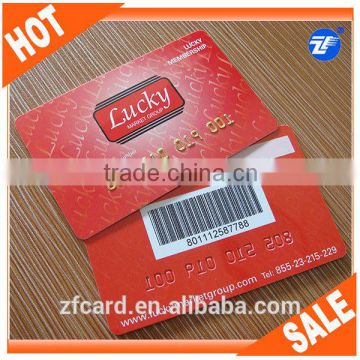 hot sale printing plastic card, pvc card barcode card maker