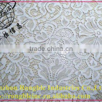 fashion design flower lace fabric for garment