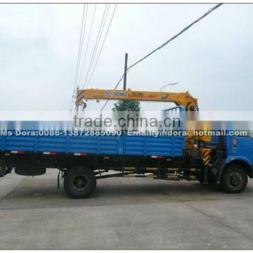 Brand new truck crane with grab,telescopic crane,truck mounted crane truck crane mobile crane