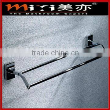 top sell high quality bathroom brass unique bath set double towel bar