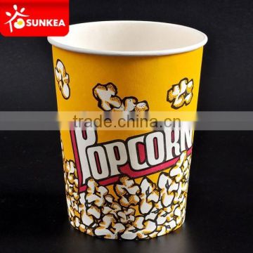 Old fashioned popcorn holders, paper popcorn bucket