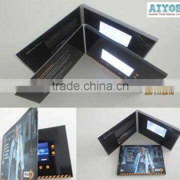Mini Advertising Display 1.5"~10.1" Digital Video Brochure Card