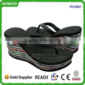 Women and EVA Casual black wedge lady sandal