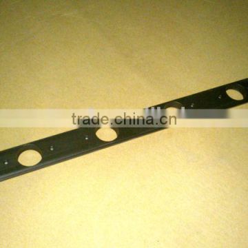 Aluminium Black Anodized Perforated Profile