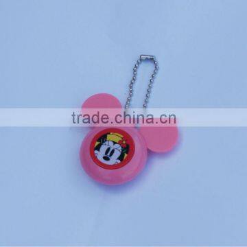 2016 cheap customized voice recorder keychain with ABS plastic