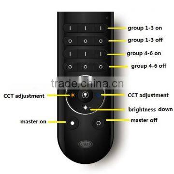 customized 2.4G RF remote control for lighting controller for LED light