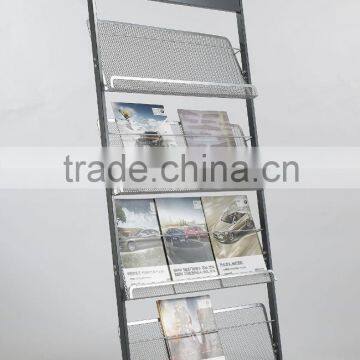 4 tiers metal billboard magazine brochure stand