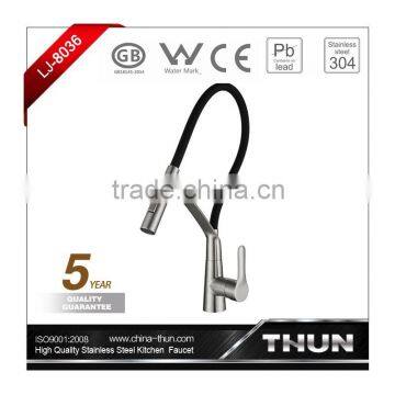 Single Lever Stainless Steel 304 Kitchen Mixer Tap photo-3