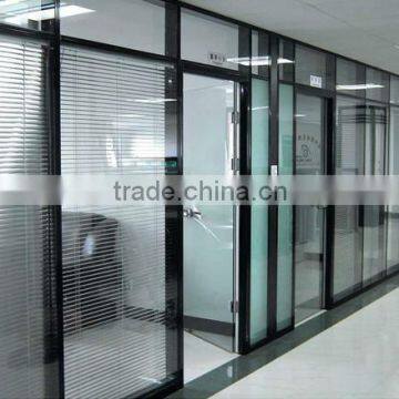 shower glass partition/glass toilet partition