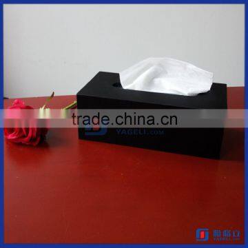 China manufacturer customized acrylic tissue box holder / napkin holder