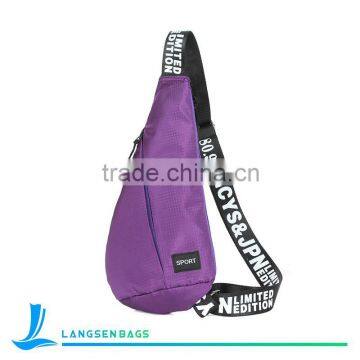 2016 New women bag Fashion Nylon Sport Chest Bag