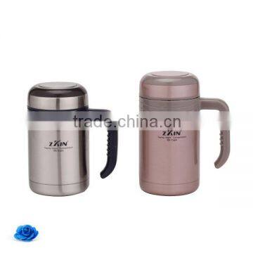 2014 hand-shake flask Double Wall Stainless Steel pot Vacuum Thermos