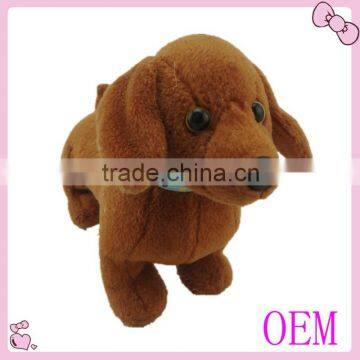 Funny kids walking plush dog musical dog toys