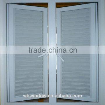 PVC inward shutter windows