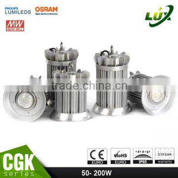 UL listed 150W IP65 Copper Heatpipe, Highly Heat Dissipation performance Industial Crown LED High Bay Light