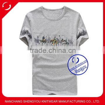 custom 2015 fashion design man print t-shirt wholesale china