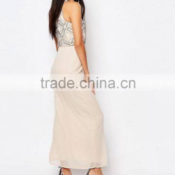 OEM Manufacture Two Pieces Women Fashion Dresses Without Sleeve photo-4