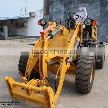 China wheel loader ZL 12 with road sweeper