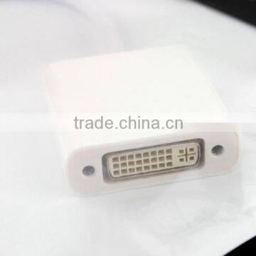 DVI 24+1/25+5 cable DVI/DP adapter Mini Displayport (M) to DVI (F) Adapter -White 15cm 20cm