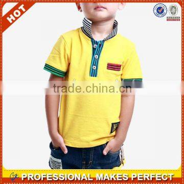 Wholesale cotton child polo shirt(YCP-B0134)