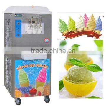 22KG stainles steel outdoor rainbow soft ice cream machine