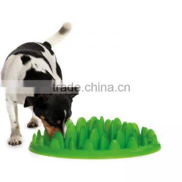 Green Interactive Dog Feeder Bowl