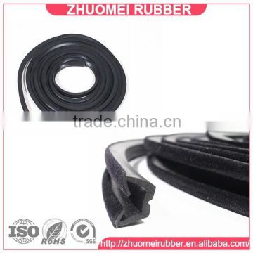 EPDM Wndow Rubber Gaket With Flocking Tape