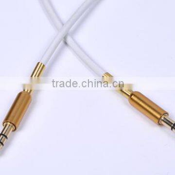 2015 Hot Selling 3.5 mm Stereo Plug With Gold Metal Spring