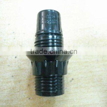 03) Set-screw terminals for wires : E14 Bakelite lamp holder with ring ( XD-3014A)