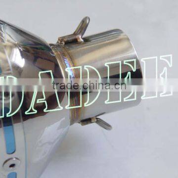 Racing Small Hexagonal Stainless Steel Exhaust With Colors-plated Surface photo-5