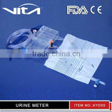 500ml +1500ml Urine Meter with fourfold chamber