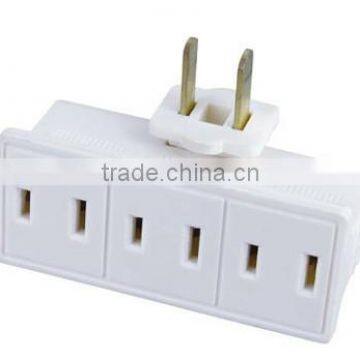 UL CUL ac 3 Outlet Adapter 2 Prong 3 Way Tap photo-5