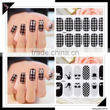 Design 3D Silver Pearl Rhinestone Nail Art Sticker Printer and Art Nail Sticker Wholesale photo-3