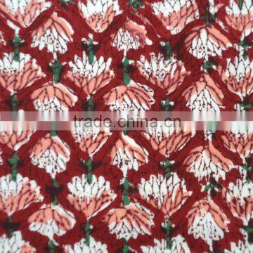 Dholamaru Floral Cotton Hand Block Printed Cotton Tablecloth photo-2