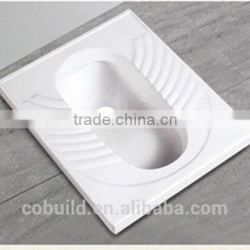 Hot sales without s-trapway Sanitary ware Ceramic Squatting Pan