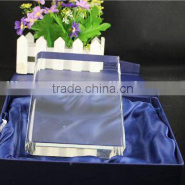 Business gifts K9 material crystal factory directly sale crystal book model trophy