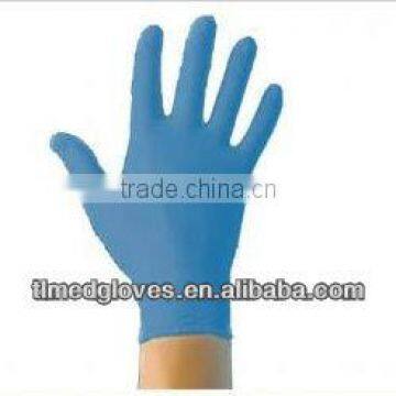 Disposable nitrile exam gloves