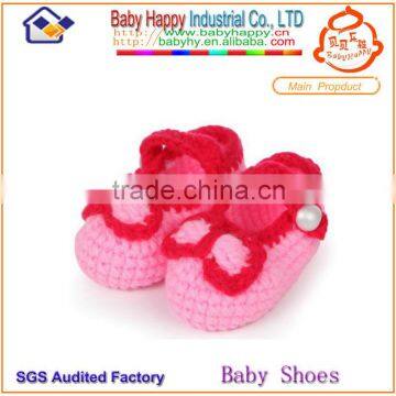 Dress hand crochet cute baby shoes