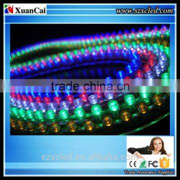 CE RoHS (XC-3MM-24CM24LED/M) indoor/Outdoor soft/flexible and hard/rigid LED strips Lights display