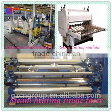 B flute steam heating single facer machine