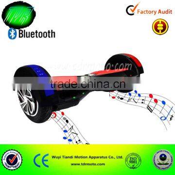 2015 2 wheels 8 inch self-balance skate board howver board unicyle LED lights bluetooth