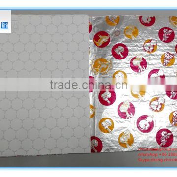 printed hamburger wrapping aluminum foil paper,aluminum foil paper for food packaging