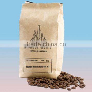 plastic packaging charcoal bag for coffee bean