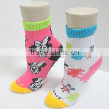 cute character custom design cheap ankle socks